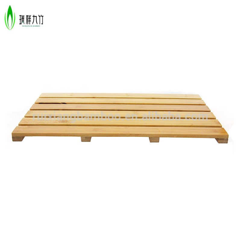 Chinese supplier anti-slip bamboo wood material bath mat